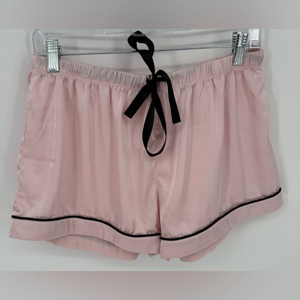 Ekouaer Satin Pajama Set Shorts and Top